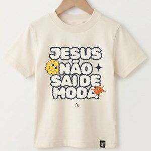 Jesus não sai de moda - Unissex - Camiseta infantil